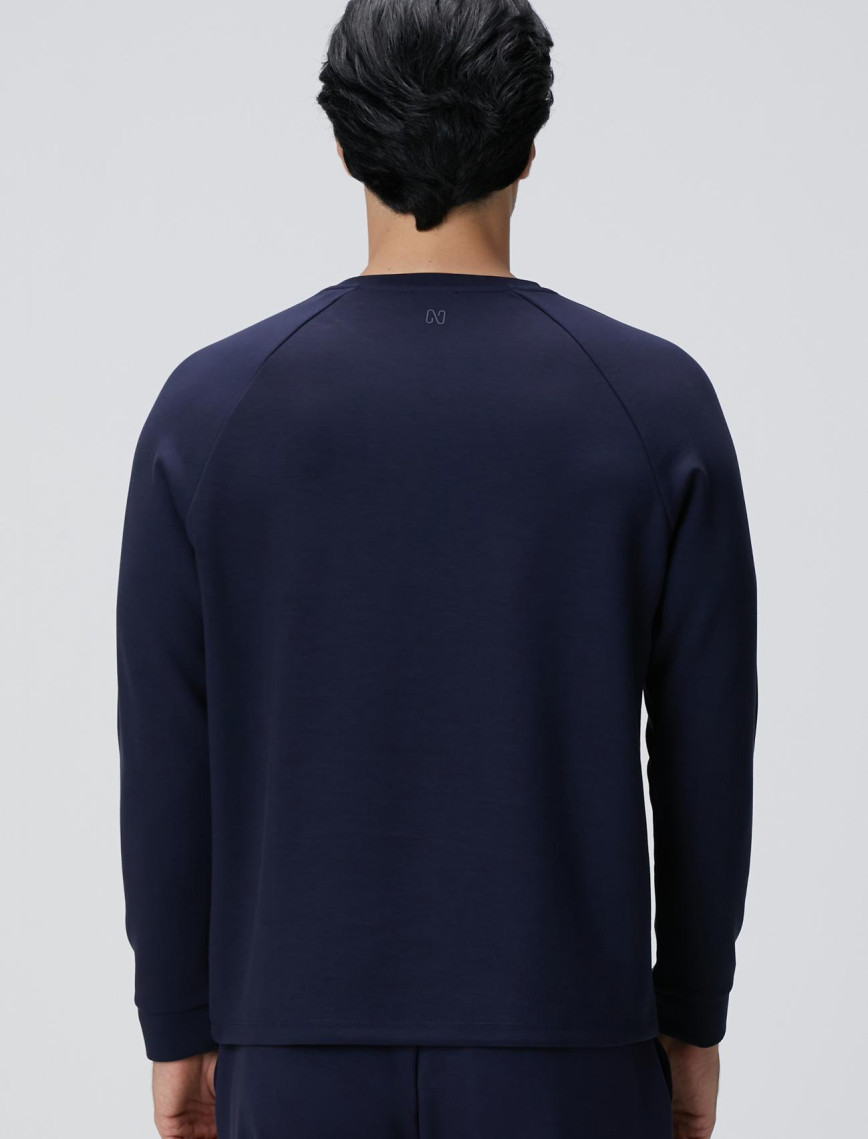 Network Erkek Lacivert Bisiklet Yaka Basic Sweatshirt Network Erkek Lacivert Bisiklet Yaka Basic Sweatshirt