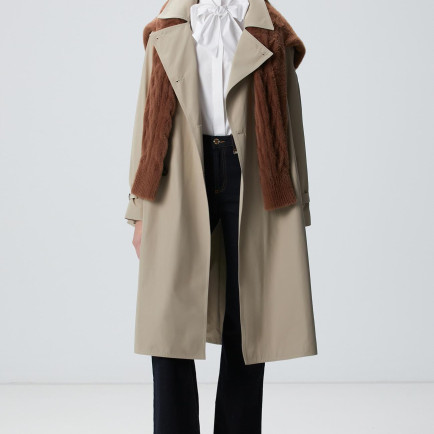 Network Kadın Bej Trench Coat Network Kadın Bej Trench Coat