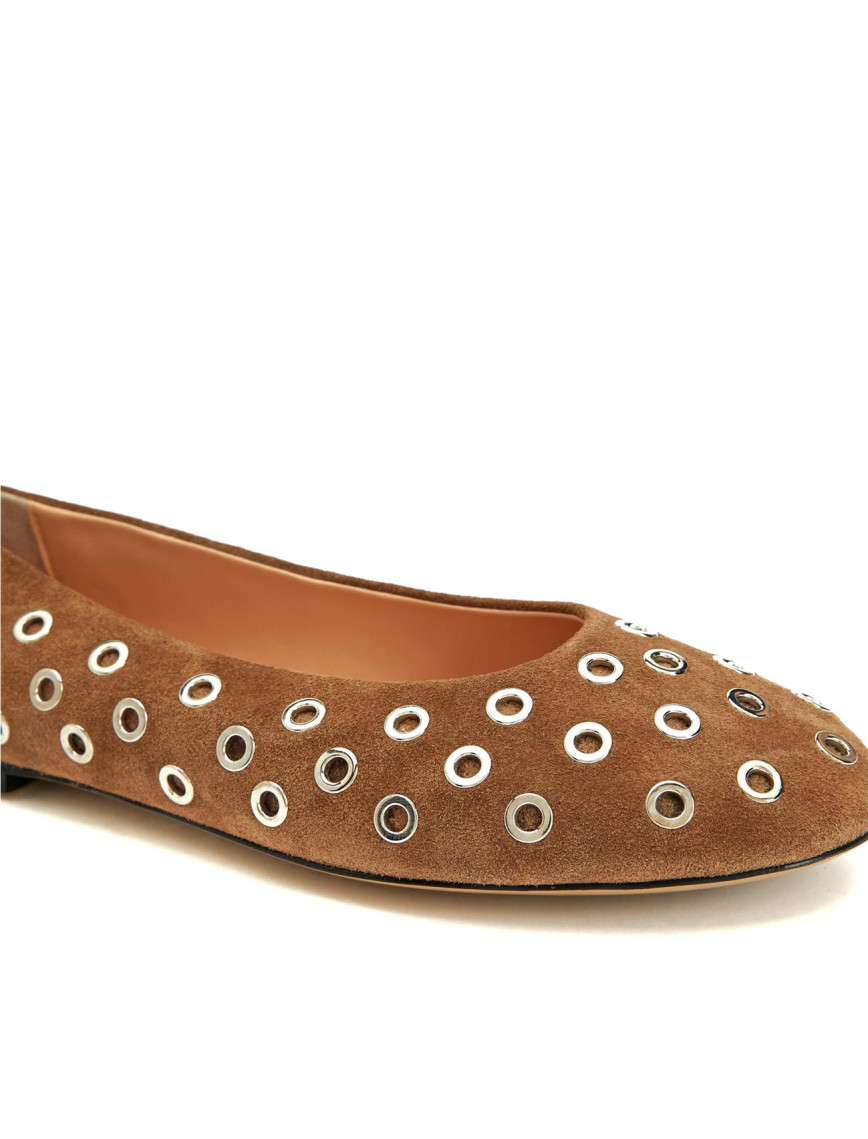 Divarese Kadın Taba Kapsül Detaylı Deri Babet Divarese Kadın Taba Kapsül Detaylı Deri Babet