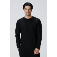 Network Erkek Siyah Bisiklet Yaka Basic Sweatshirt Network Erkek Siyah Bisiklet Yaka Basic Sweatshirt