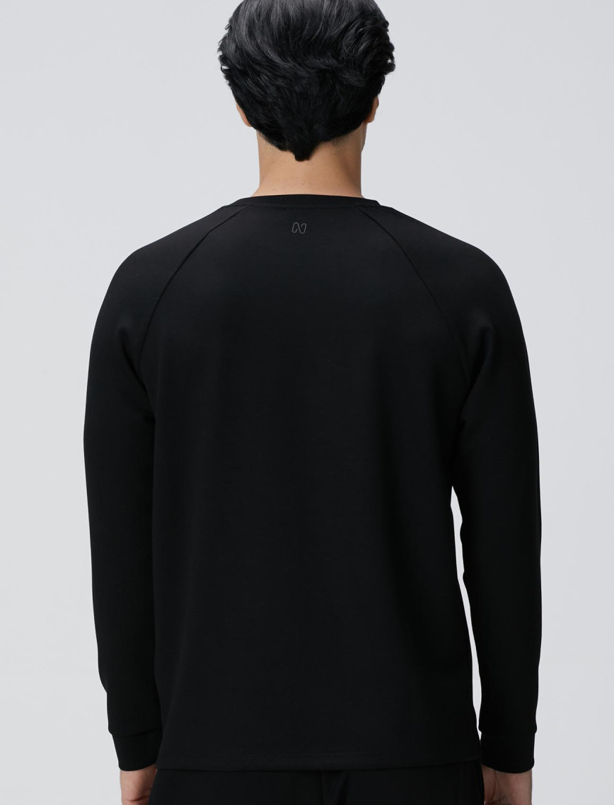 Network Erkek Siyah Bisiklet Yaka Basic Sweatshirt Network Erkek Siyah Bisiklet Yaka Basic Sweatshirt