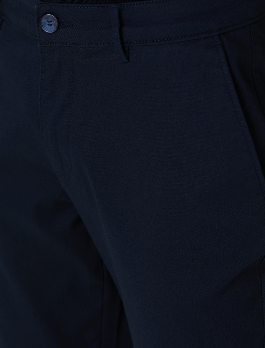 Network Erkek Lacivert Sepet Örgü Desenli Chino Pantolon Network Erkek Lacivert Sepet Örgü Desenli Chino Pantolon