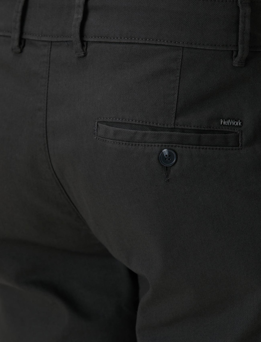 Network Erkek Antrasit Sepet Örgü Desenli Chino Pantolon Network Erkek Antrasit Sepet Örgü Desenli Chino Pantolon