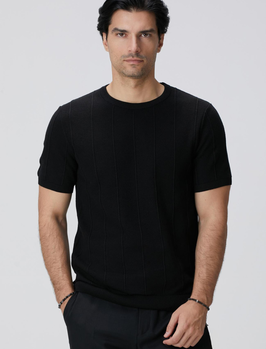 Network Erkek Beyaz Jakarlı Triko Kazak Network Erkek Beyaz Jakarlı Triko Kazak