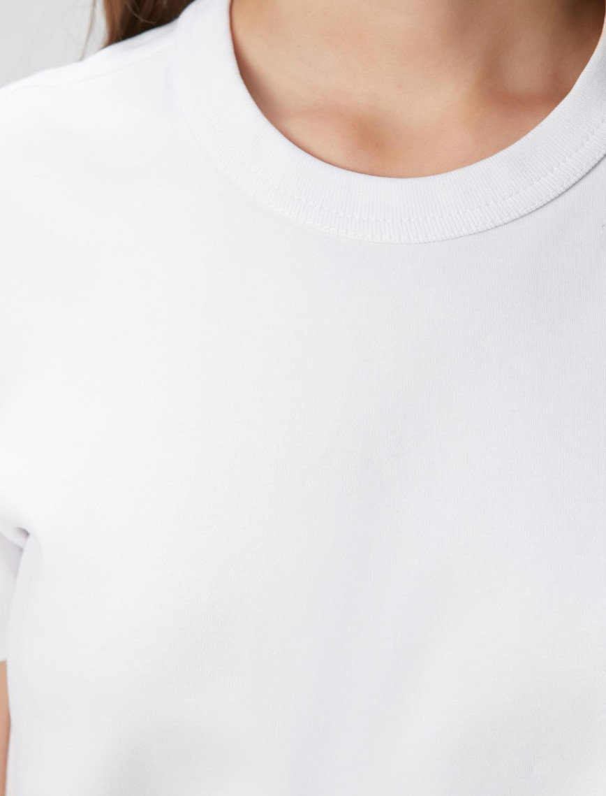 Network Kadın Kırık Beyaz Basic T-shirt Network Kadın Kırık Beyaz Basic T-shirt