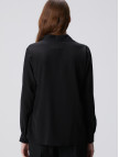 Network Kadın Limited Siyah İpek Gömlek