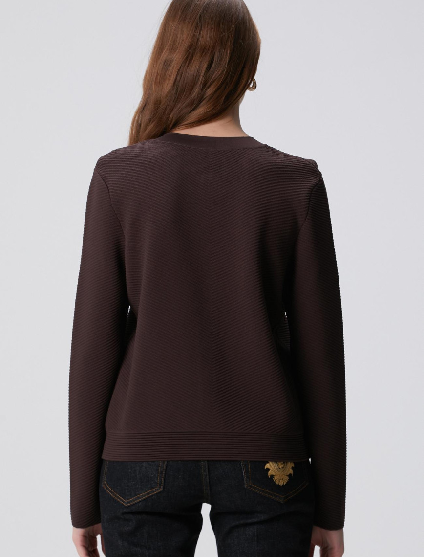 Network Kadın Kahverengi Triko Ceket Network Kadın Kahverengi Triko Ceket