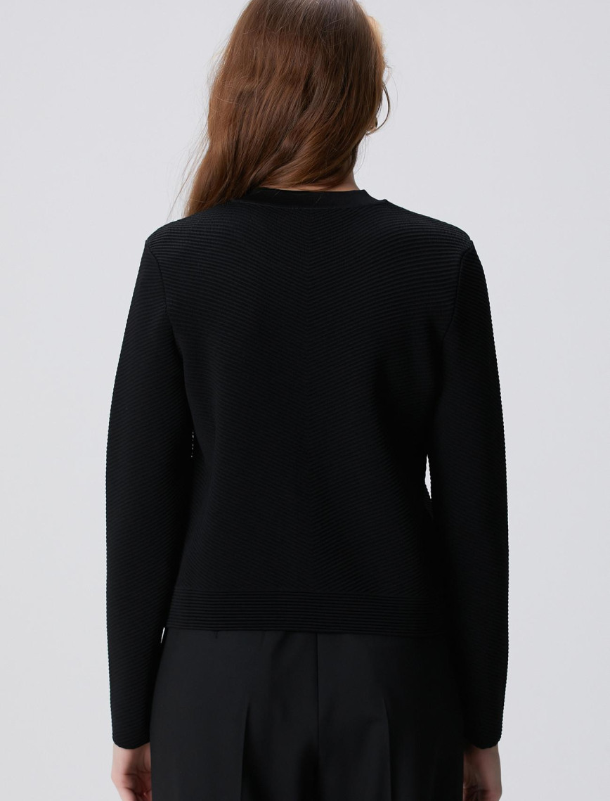 Network Kadın Siyah Triko Ceket Network Kadın Siyah Triko Ceket