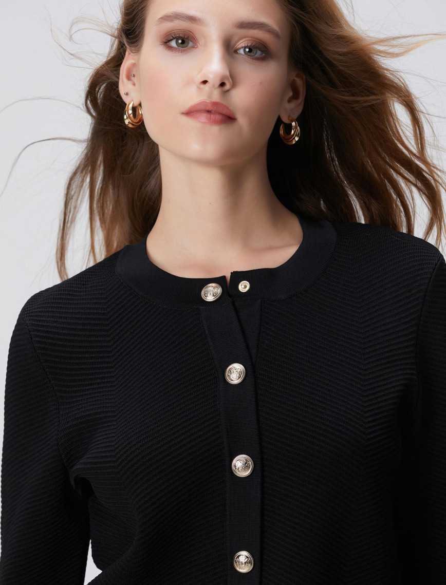 Network Kadın Siyah Triko Ceket Network Kadın Siyah Triko Ceket