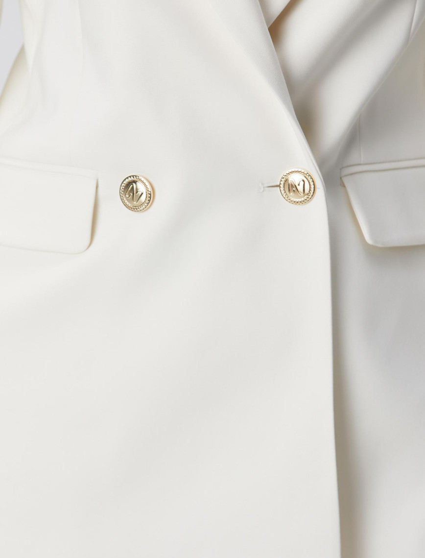 Network Kadın Kırık Beyaz Kruvaze Ceket Network Kadın Kırık Beyaz Kruvaze Ceket