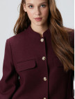 Network Kadın Vişne Yün Karışımlı Ceket Network Kadın Vişne Yün Karışımlı Ceket
