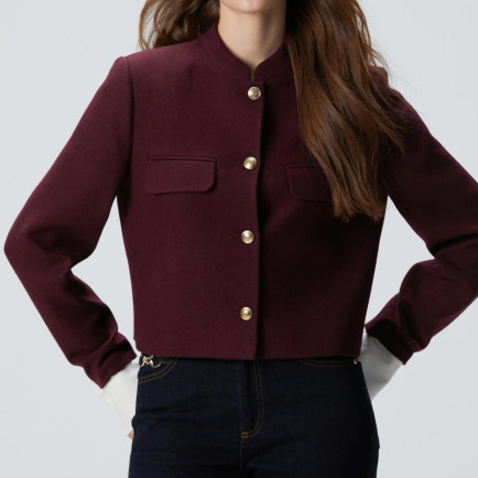 Network Kadın Vişne Yün Karışımlı Ceket Network Kadın Vişne Yün Karışımlı Ceket