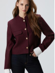 Network Kadın Vişne Yün Karışımlı Ceket Network Kadın Vişne Yün Karışımlı Ceket