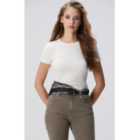 Network Kadın Kırık Beyaz T-shirt Network Kadın Kırık Beyaz T-shirt