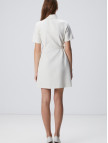 Network Kadın Kırık Beyaz Kemerli Mini Elbise