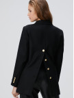 Network Kadın Siyah Yün Karışımlı Ceket Network Kadın Siyah Yün Karışımlı Ceket