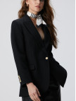 Network Kadın Siyah Yün Karışımlı Ceket Network Kadın Siyah Yün Karışımlı Ceket