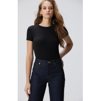 Network Kadın Siyah T-shirt Network Kadın Siyah T-shirt