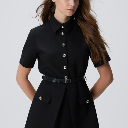 Network Kadın Siyah Kemerli Mini Elbise Network Kadın Siyah Kemerli Mini Elbise