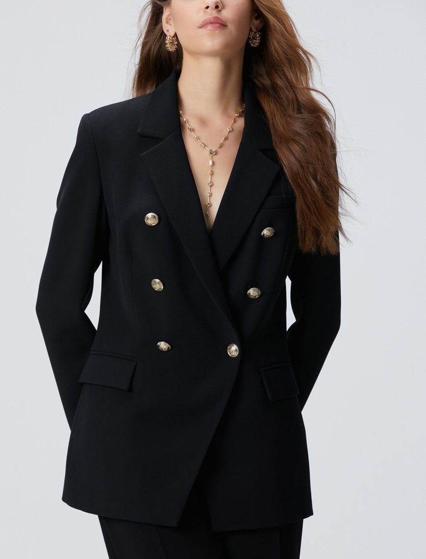 Network Kadın Siyah Blazer Ceket Network Kadın Siyah Blazer Ceket