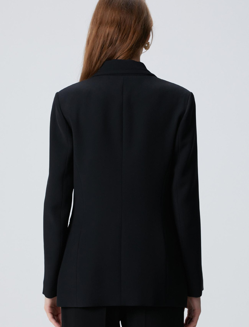 Network Kadın Siyah Blazer Ceket Network Kadın Siyah Blazer Ceket
