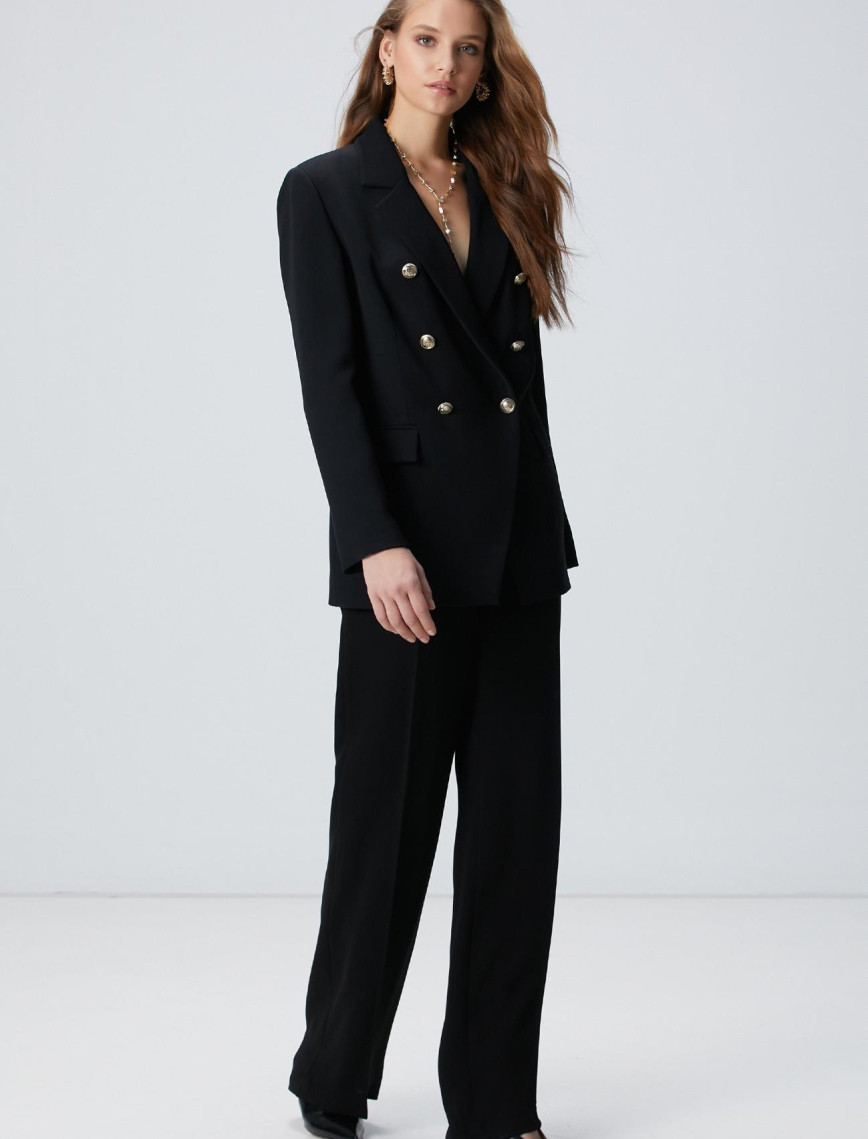 Network Kadın Siyah Blazer Ceket Network Kadın Siyah Blazer Ceket