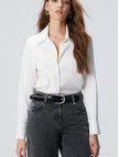 Network Kadın Kırık Beyaz Vatkalı Gömlek Network Kadın Kırık Beyaz Vatkalı Gömlek