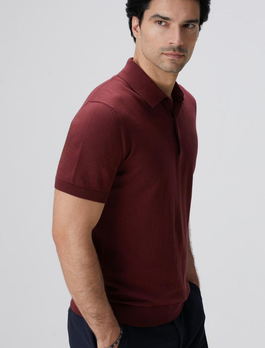 Network Erkek Bordo Basic Triko Kazak Network Erkek Bordo Basic Triko Kazak