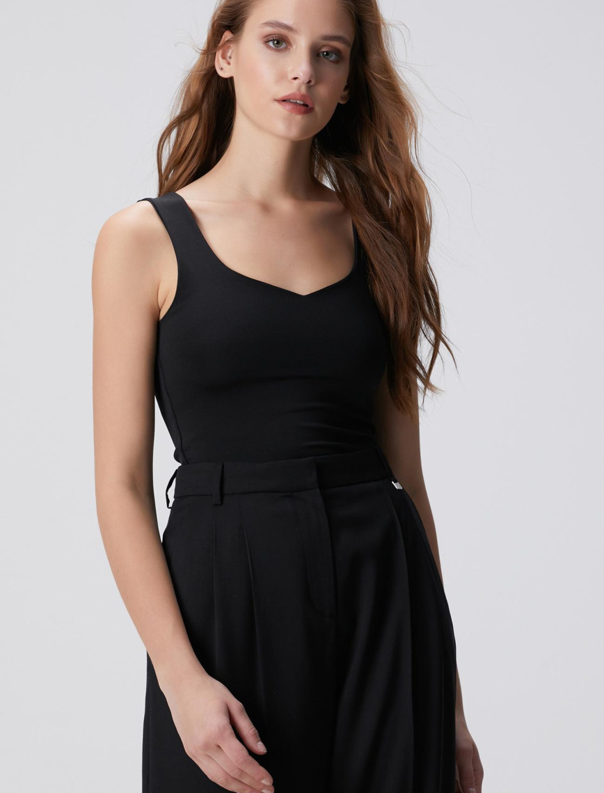 Network Kadın Siyah Örme Atlet Network Kadın Siyah Örme Atlet