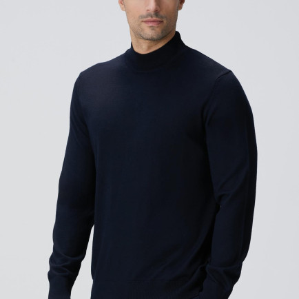 Network Erkek Lacivert Yün Karışımlı Kazak Network Erkek Lacivert Yün Karışımlı Kazak