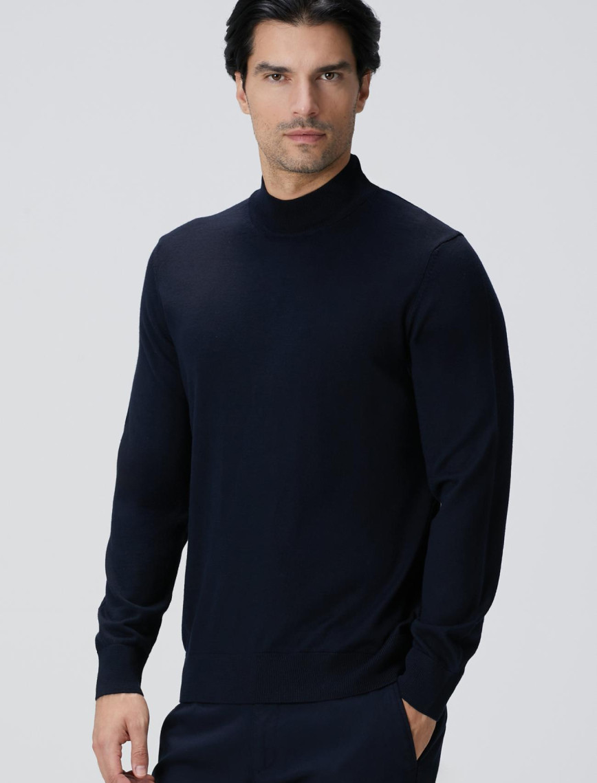 Network Erkek Beyaz Yün Karışımlı Kazak Network Erkek Beyaz Yün Karışımlı Kazak