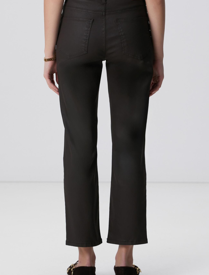 Network Kadın Koyu Kahverengi Denim Pantolon Network Kadın Koyu Kahverengi Denim Pantolon