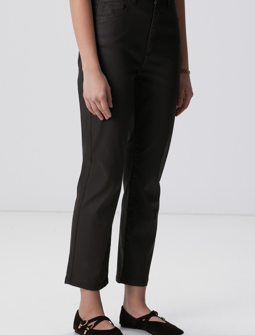 Network Kadın Koyu Kahverengi Denim Pantolon Network Kadın Koyu Kahverengi Denim Pantolon