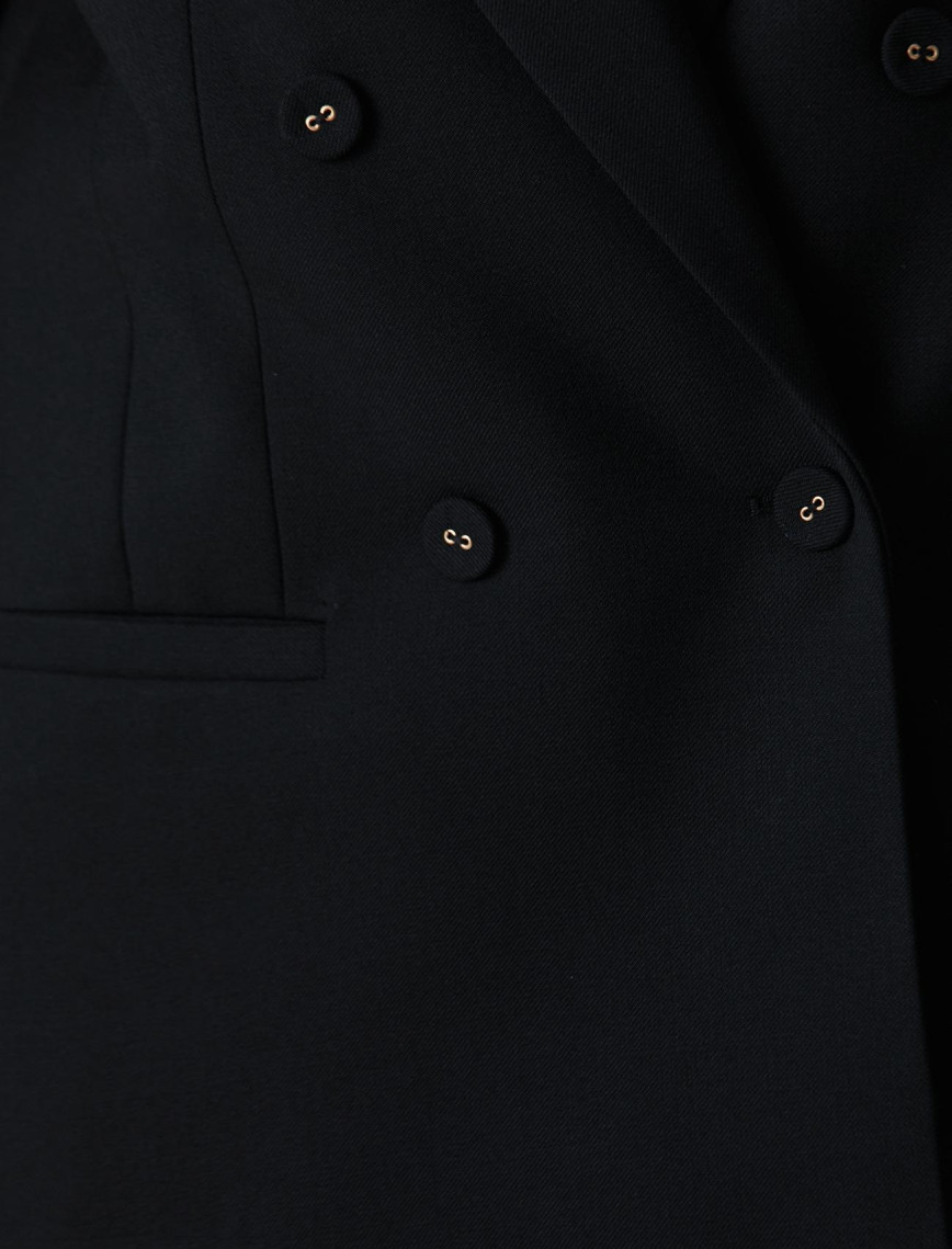 Network Kadın Siyah Yün Karışımlı Ceket Network Kadın Siyah Yün Karışımlı Ceket