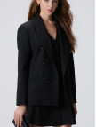 Network Kadın Siyah Yün Karışımlı Ceket Network Kadın Siyah Yün Karışımlı Ceket