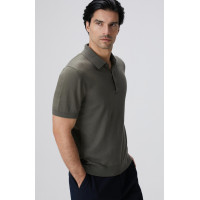 Network Erkek Haki Basic Triko Kazak Network Erkek Haki Basic Triko Kazak