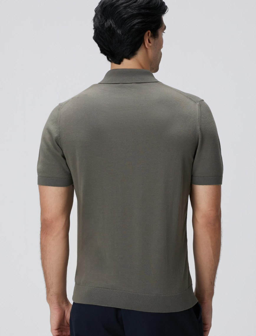 Network Erkek Haki Basic Triko Kazak Network Erkek Haki Basic Triko Kazak