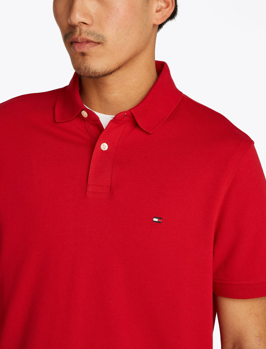 Tommy Hilfiger 1985 Regular Erkek Kırmızı Polo Tommy Hilfiger 1985 Regular Erkek Kırmızı Polo