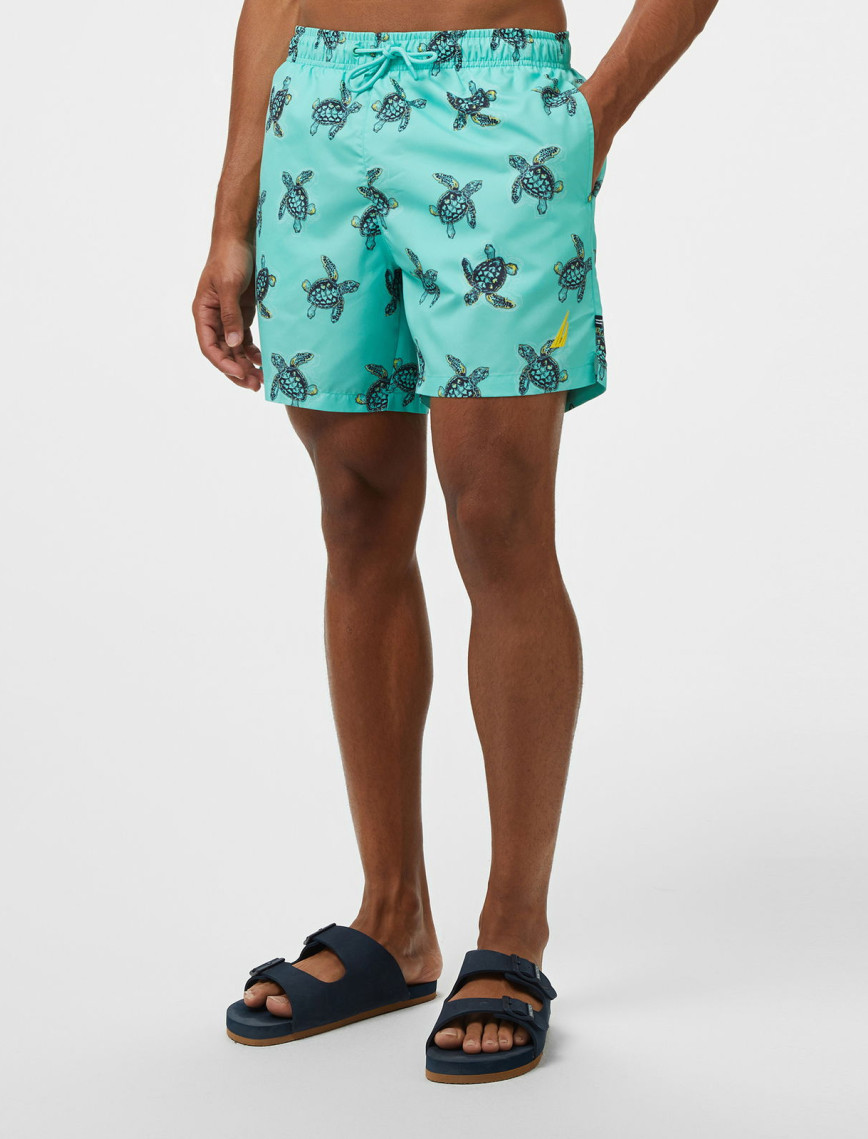 Nautica Erkek Yeşil Regular Fit Deniz Şortu Nautica Erkek Yeşil Regular Fit Deniz Şortu