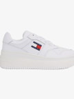 Tommy Jeans New Retro Basket Kadın Beyaz Sneaker Tommy Jeans New Retro Basket Kadın Beyaz Sneaker