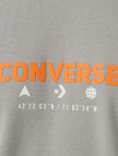Converse Star Chevron Baskılı Erkek Oversize Fit Gri T-Shirt Converse Star Chevron Baskılı Erkek Oversize Fit Gri T-Shirt