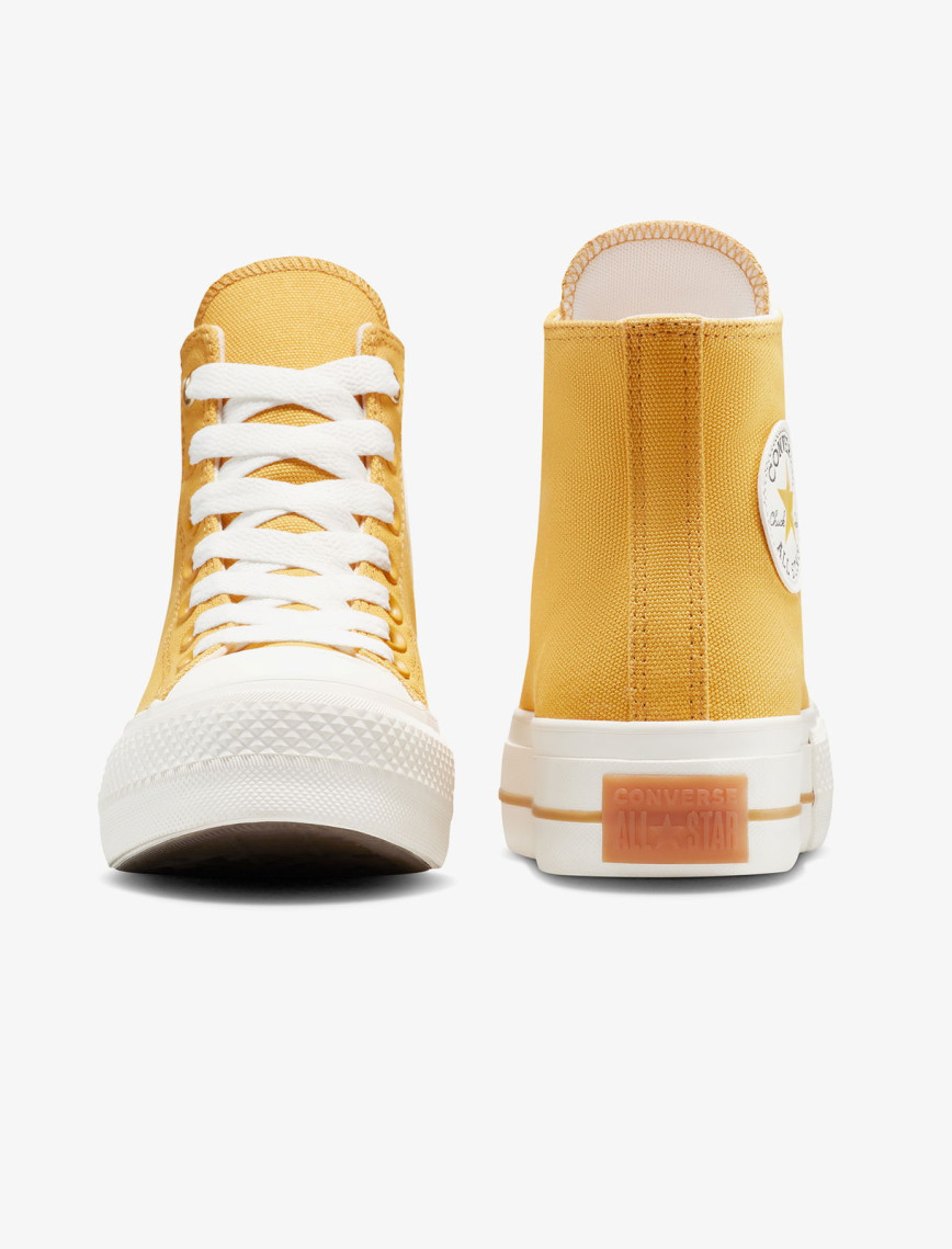 Converse Chuck Taylor All Star Lift Platform Kadın Sarı Sneaker Converse Chuck Taylor All Star Lift Platform Kadın Sarı Sneaker