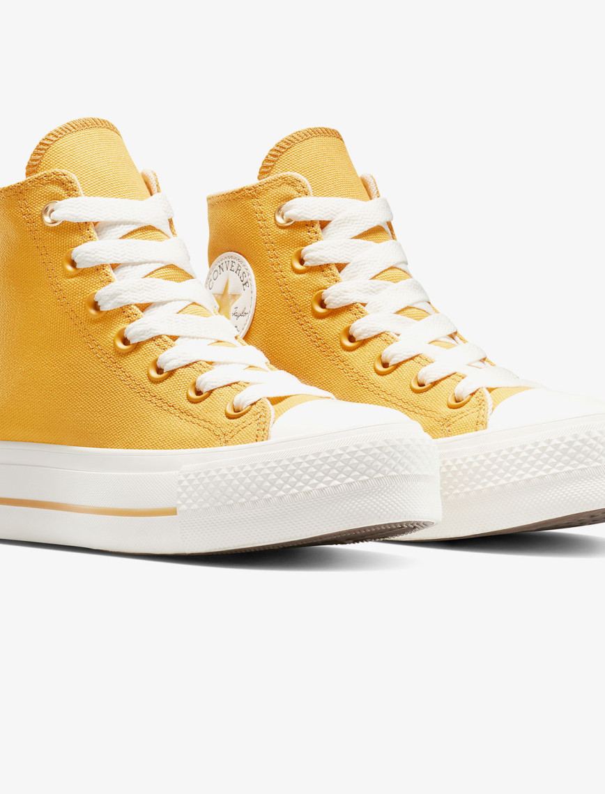 Converse Chuck Taylor All Star Lift Platform Kadın Sarı Sneaker Converse Chuck Taylor All Star Lift Platform Kadın Sarı Sneaker