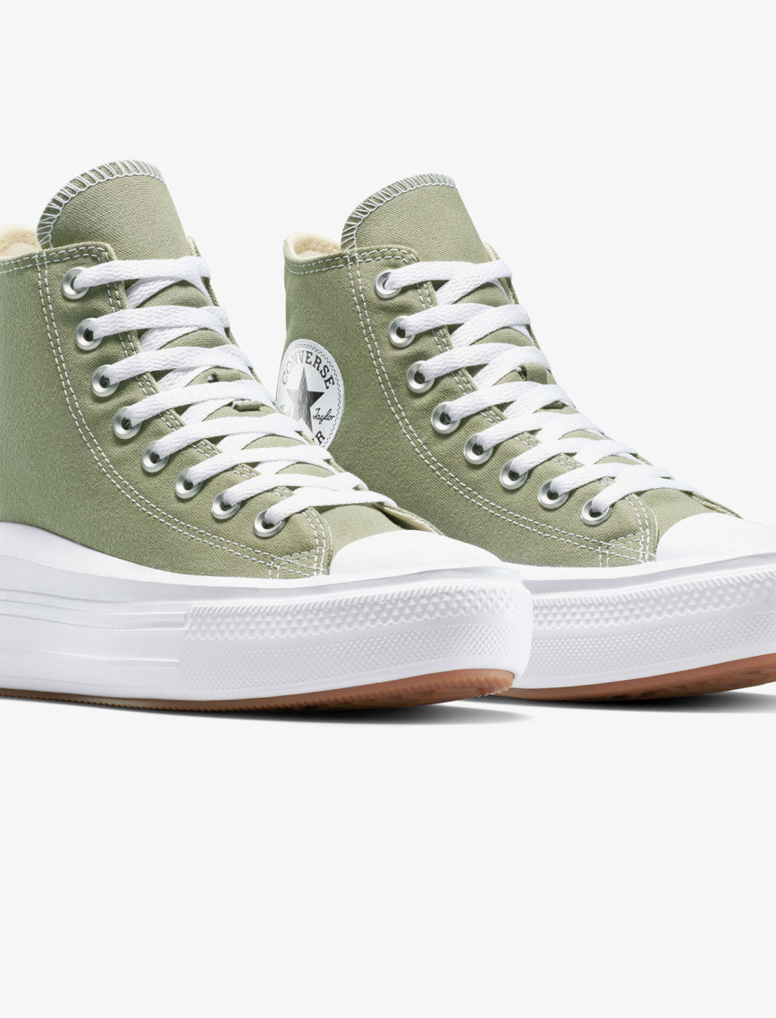 Converse Chuck Taylor All Star Move Platform Kadın Haki Sneaker Converse Chuck Taylor All Star Move Platform Kadın Haki Sneaker