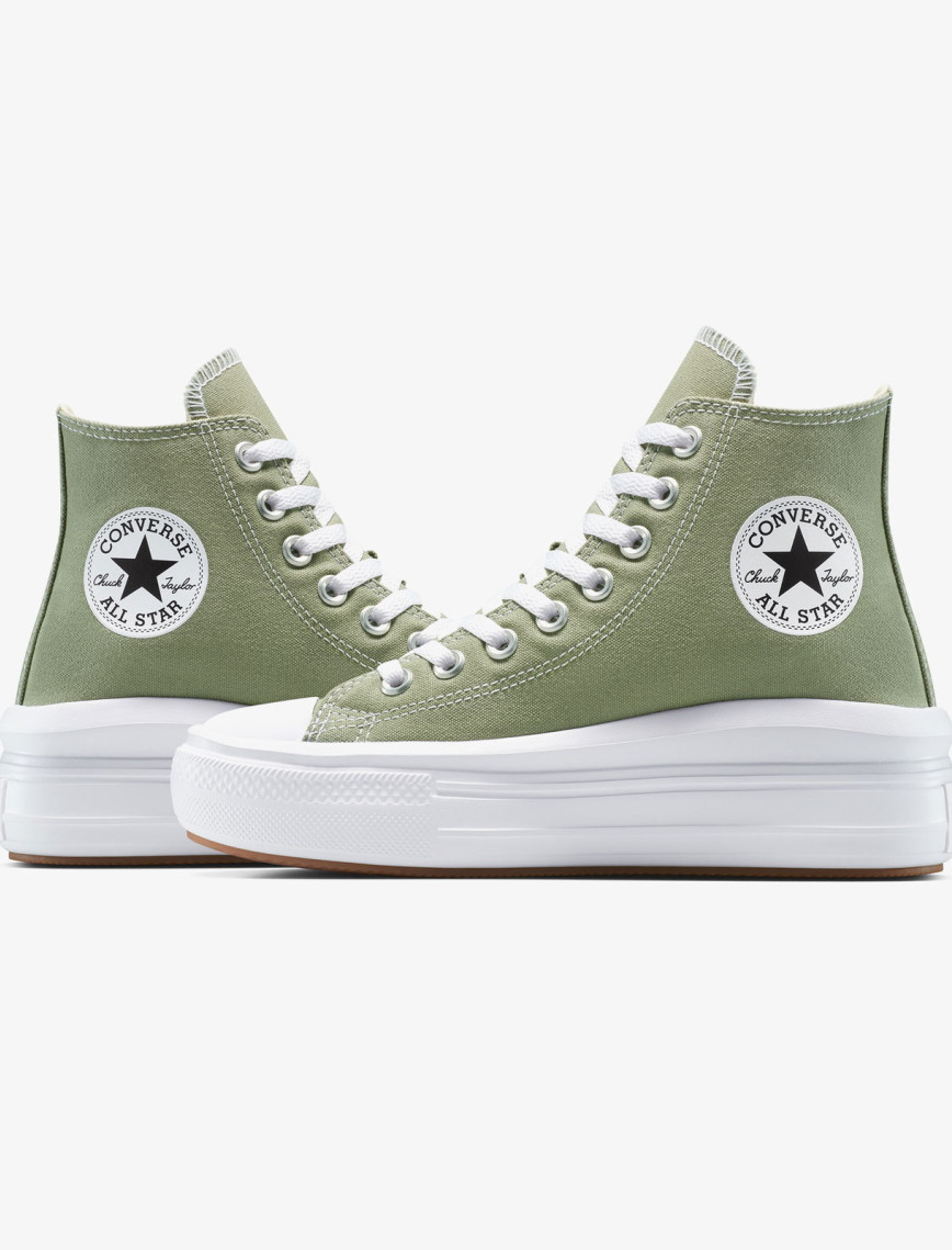 Converse Chuck Taylor All Star Move Platform Kadın Haki Sneaker Converse Chuck Taylor All Star Move Platform Kadın Haki Sneaker