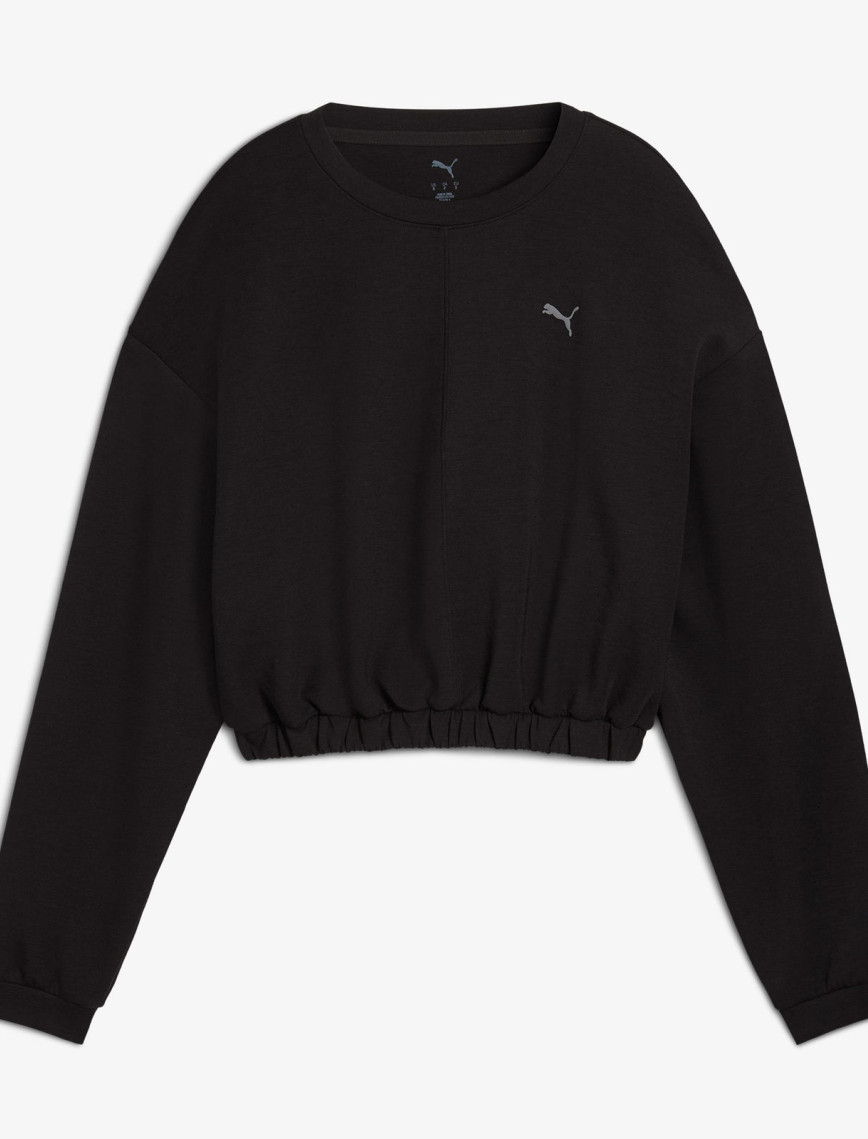 Puma Cloudspun Crew Kadın Siyah Sweatshirt Puma Cloudspun Crew Kadın Siyah Sweatshirt
