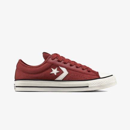 Converse Star Player 76 Suede Unisex Bordo Sneaker Converse Star Player 76 Suede Unisex Bordo Sneaker