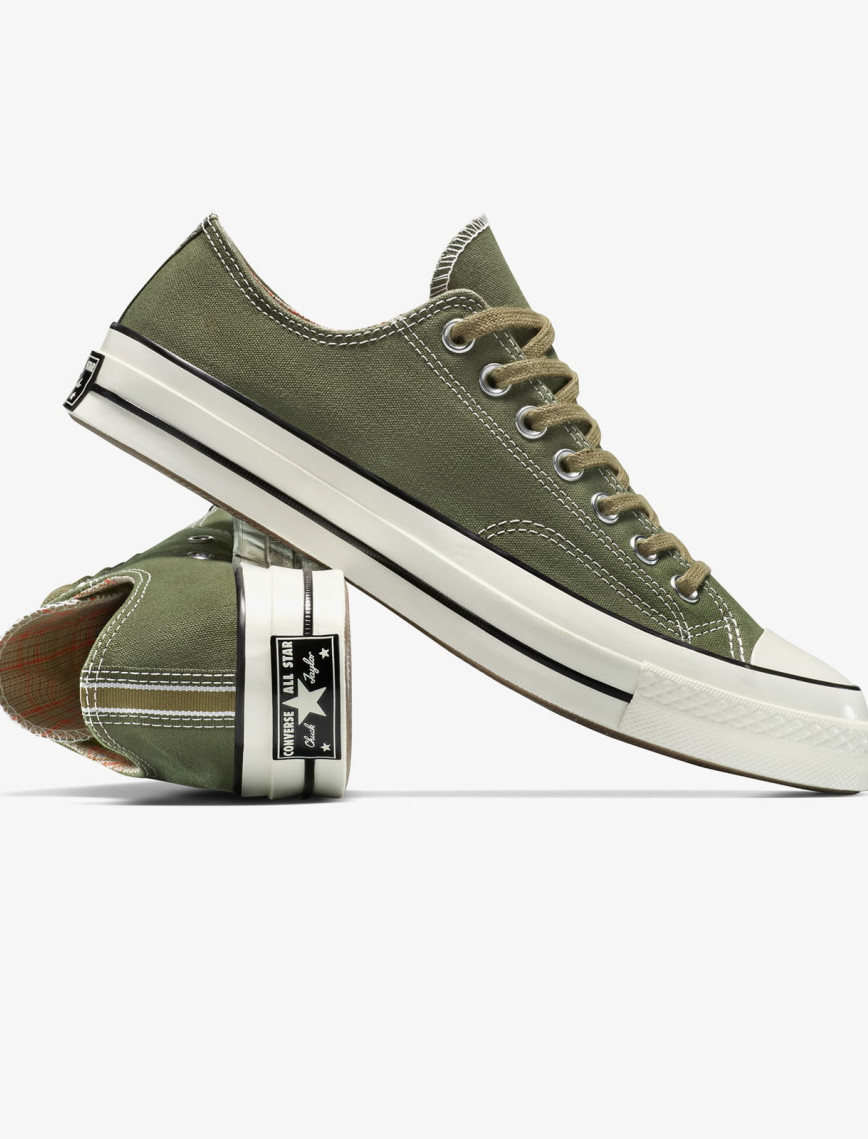 Converse Chuck 70 Houndstoothed Unisex Haki Sneaker Converse Chuck 70 Houndstoothed Unisex Haki Sneaker