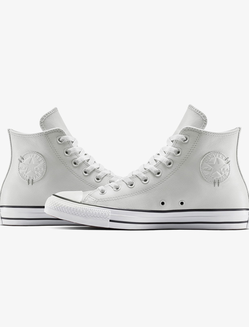 Converse Chuck Taylor All Star Leather Unisex Gri Sneaker Converse Chuck Taylor All Star Leather Unisex Gri Sneaker