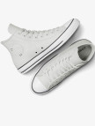 Converse Chuck Taylor All Star Leather Unisex Gri Sneaker Converse Chuck Taylor All Star Leather Unisex Gri Sneaker